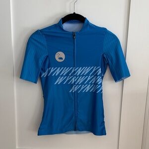 Women's Blue Cycling Top